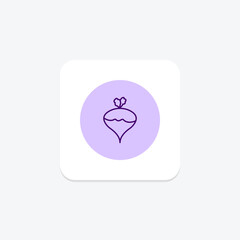 Turnip, vector, pixel perfect, illustrator file