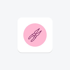 Pruning Shears, vector, pixel perfect, illustrator file