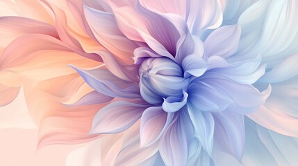 A beautiful close up image of a pastel colored flower