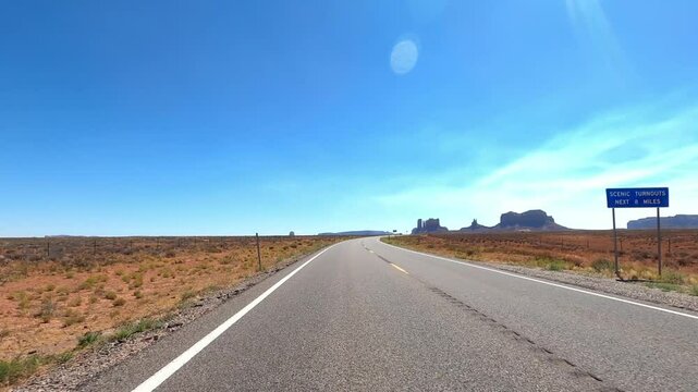 Utah Driving 0166 Monument Valley Forest Gump