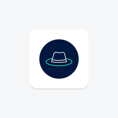 Farming Hat, vector, pixel perfect, illustrator file