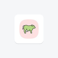 Cattle, vector, pixel perfect, illustrator file