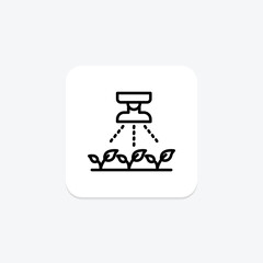 Irrigation Sprinkler, vector, pixel perfect, illustrator file
