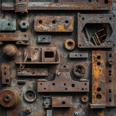 Rusty Train Parts  Components