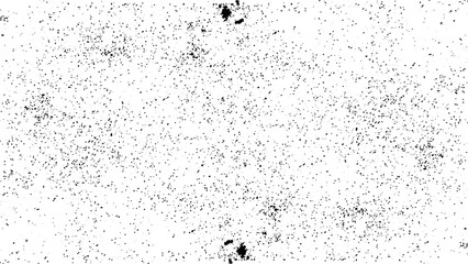 Distressed black texture. Dark grainy texture on white background. Dust overlay textured. Grunge background black and white. Cracks, chips, scratches,