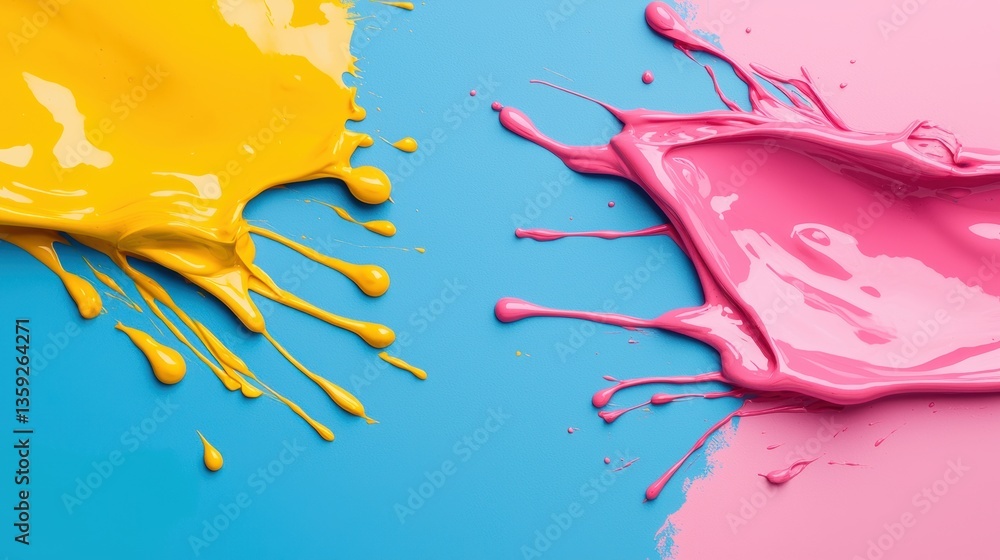 Poster abstract texture concept. vibrant abstract paint splash texture with dynamic movement