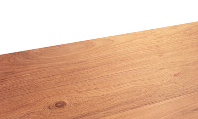 View of wood or wooden table top corner PNG transparent.