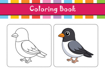  Vibrant Black-Headed Apalis Artwork