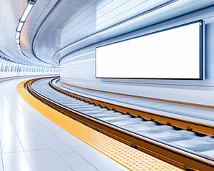 Modern Subway Tunnel Ad Space