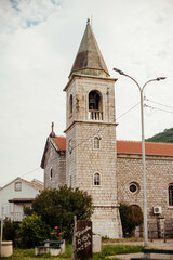 Fototapeta premium coast in Montenegro Tivat 