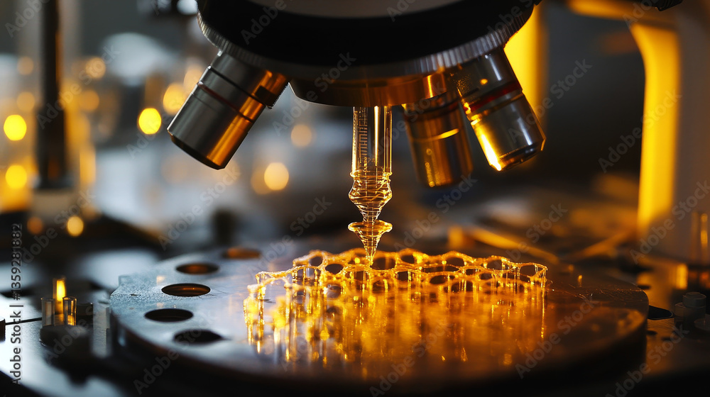 Poster synthetic cyber dna molecule. artificial intelligence neural network. crystal lattice, molecular str
