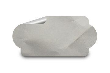 Smooth Blank Sticker Texture for Product Labels