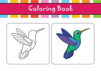  Dynamic Blue-Throated Hummingbird Bird Artwork