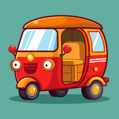 vector illustration of school bus