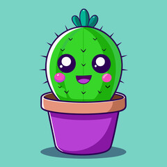 funny cactus in a pot