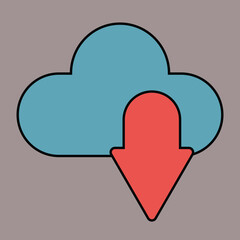 download to retrieve or download files from a server or online platform to your local device