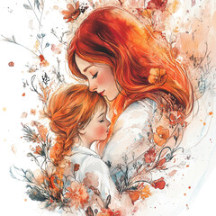 Mother's Day, mother's love for her child