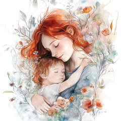 Mother's Day, mother's love for her child