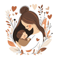 Mother's Day, mother's love for her child