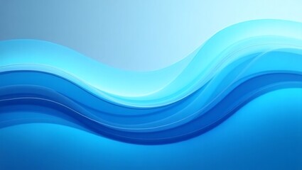 abstract representation of flowing water in shades of blue