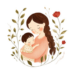 Mother's Day, mother's love for her child