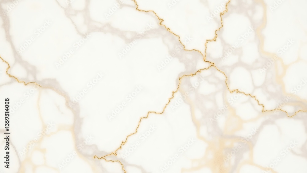 Poster elegant marble texture with a warm, golden vein pattern, suitable for design backgrounds and surface