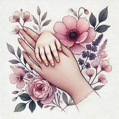 Mother's Day, mother's love for her child