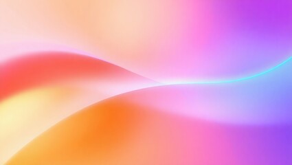 Vibrant swirls of pink and blue light create a smooth, colorful wave pattern