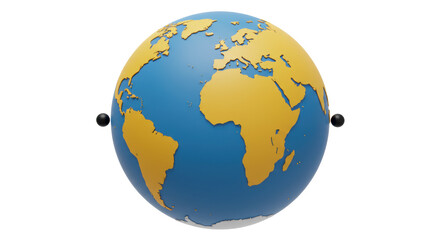 Isolated Planet Earth