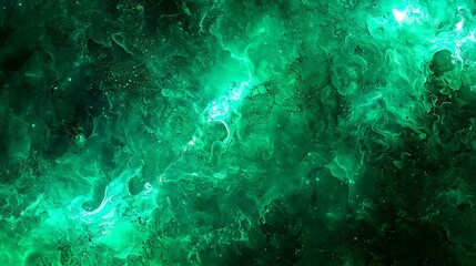 Naklejka premium A green background with a green swirl