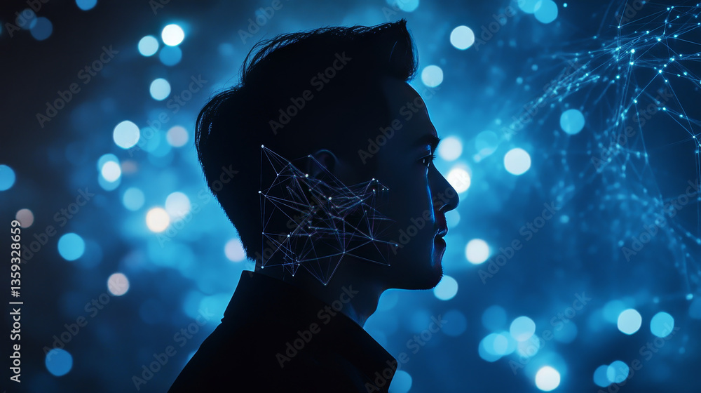 Poster global data exchange. formation of a planetary communication network. business in the field of digit
