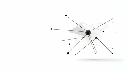Abstract plexus geometrical shapes. Connection concept. Digital, communication, and technology network background.
