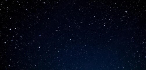 A mesmerizing seamless pattern of twinkling stars against a dark night sky, blue, infinite