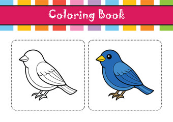  Stunning Indigo Bunting Nature Illustration