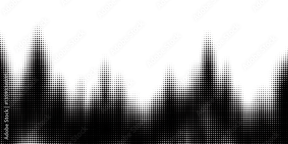 Aufkleber abstract futuristic halftone background design with dots. halftone texture design. geometric halfton
