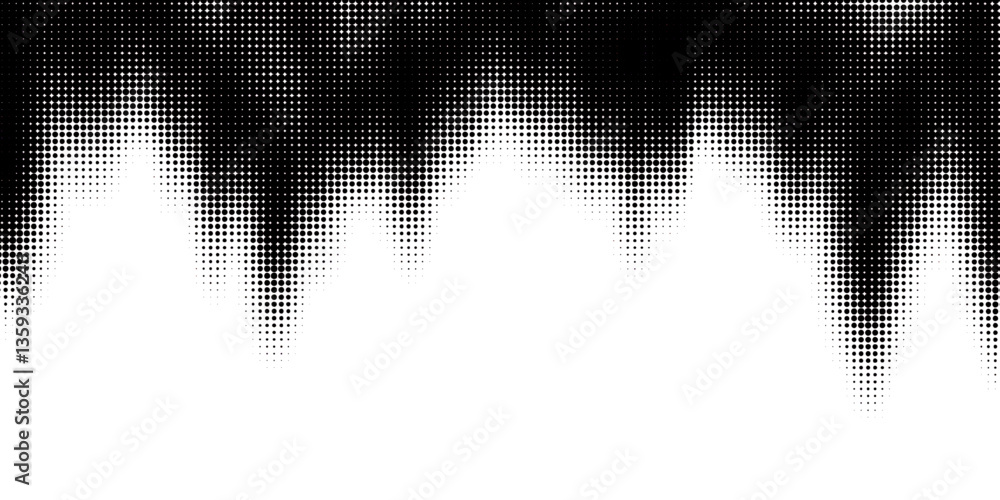 Aufkleber halftone noise stipple pointillism background. grain gradient texture background with dots. dots. ve