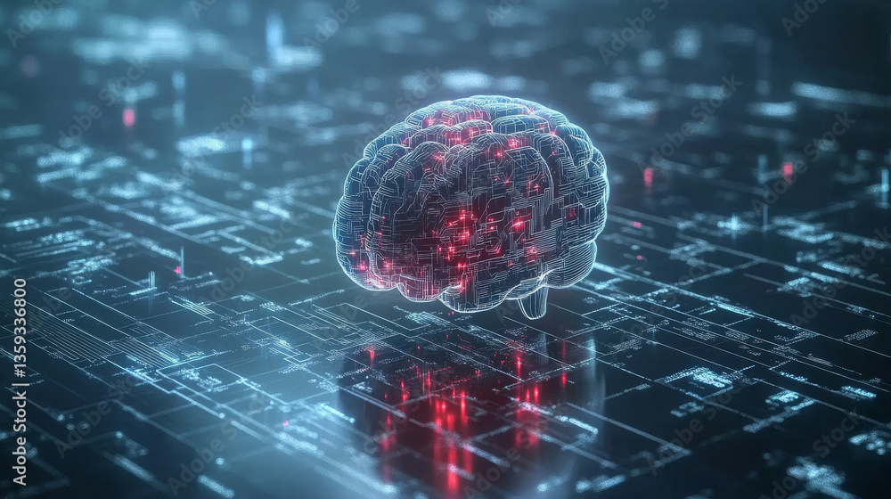 Poster big data blockchain. global network. concept cyberspace of the future. 3d illustration of the theme 