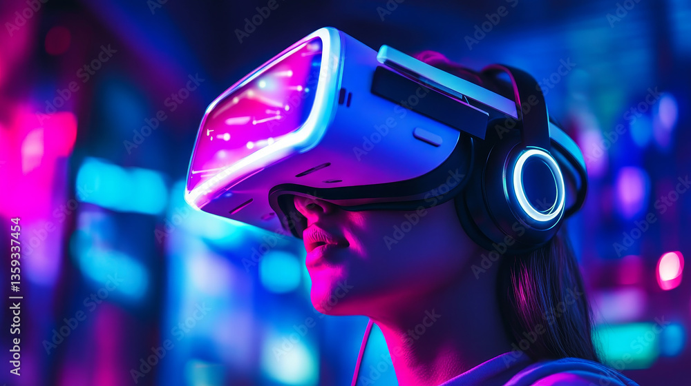 Poster global network. virtuality in cyberspace. hud. digital technologies of future. telecommunications 3d