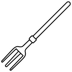 garden spade isolated on white