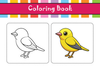  Charming Yellow-throated Vireo Bird Artwork