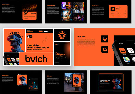 Brand Guideline Presentation Layout