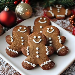 Delicious Homemade Gingerbread Men Christmas Cookies
