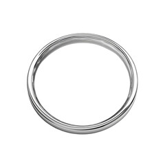 Silver ring with striped design abstract art jewelry,