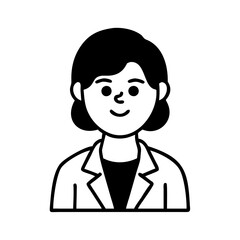 Biologist hand drawn illustration