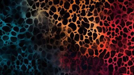 Obraz premium Vibrant leopard skin texture background