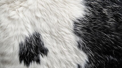 Textured fur background with contrasting white and black patterns