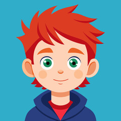 red head young boy