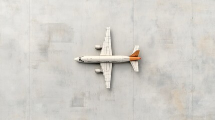 Fototapeta premium Airplane on tarmac