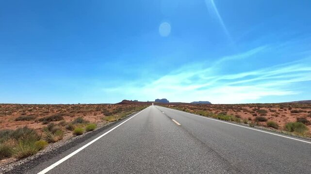 Utah Driving 0170 Monument Valley Forest Gump