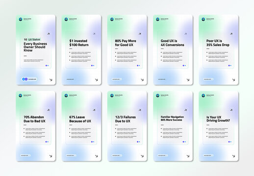 Agency Social Media Carousel Story Layout
